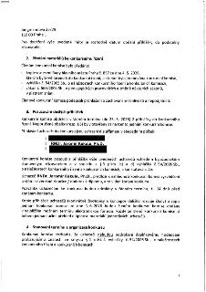 Jungmannova 35/29, 110 00 Praha 1. Pro dodržení výše uvedené lhůty je rozhodné datum dodání přihlášky do podatelny zřizovatele. 2. Předání materiálů ke konkurs…