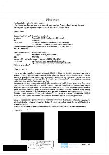 Plná moc pro projektovou dokumentaci k rekonstrukci stanice metra Flora (zřízení bezbariérového přístupu a výměna pohyblivých schodů). Zmocnitel: Dopravní podn…