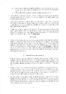 Text smlouvy o poskytnutí dotace, strana 5. Obsahuje body: d) a e) týkající se nesplnění požadavků nebo kvality projektu. Článek VIII. (pokračování): 2. Odstou…