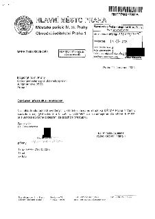 HLAVNÍ MĚSTO PRAHA, Městská policie hl. m. Prahy, Obvodní ředitelství Praha 1. MPPH 73810/2025-OŘ1. BYLA PROVEDENA kontrola dat na technickém nosiči. Hlavní mě…
