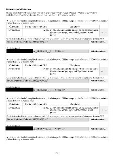 Finanční vypořádání dotace. Dokument obsahuje tři tabulky pro vyúčtování nákladů na energie. U každé položky je vybrána možnost 'nemá nárok na uplatnění odpočt…