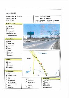 Panel č.: 9003. Město: Praha 08 - Ďáblice. Okres: Praha 08. Kraj: Praha. Adresa: Cínovecká, E55, D8, příjezd od Teplic, dc. WGS84 n: 50,1540800, WGS84 eo: 14,4…