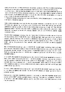 Textová část rozhodnutí úřadu týkající se stavebního řízení: Dokument obsahuje zdůvodnění zrušení rozhodnutí o dodatečném povolení stavby. Klíčové body: 1. Změ…