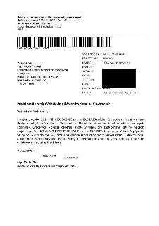 Úřední dopis Úřadu pro zastupování státu ve věcech majetkových (ÚZSVM), odbor Hospodaření s majetkem státu, ze dne 27. 6. 2025. Předmět: Prodej areálu zámku Ve…