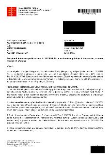 HLAVNÍ MĚSTO PRAHA MAGISTRÁT HLAVNÍHO MĚSTA PRAHY Odbor majetkových agend Oddělení městských částí
Váš dopis zn./ze dne: SVJ-260/202610-005 ze dne 12.10.2026
Č…