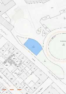 Katastrální mapa oblasti v Praze (Pankrác), zobrazující parcely a ulice. Výrazně je modře vyznačena parcela č. 1086/3. V mapě jsou uvedena čísla parcel (např.…