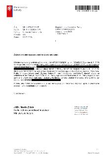 Ministerstvo kultury, žádost o doplnění postoupeného správního spisu. Č. j. MK 44978/2026 OPI, sp. zn. MK-S 6403/2026 OPI, datum 22.07.2026. Adresát: Magistrát…
