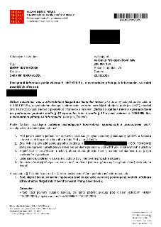 HLAVNÍ MĚSTO PRAHA, MAGISTRÁT HLAVNÍHO MĚSTA PRAHY, Odbor sociálních věcí a zdravotnictví, Oddělení zdravotních služeb. Č. j.: MHMP 937168/2026, Sp. zn.: S-MHM…