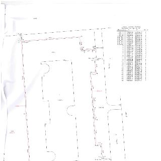 Geometrický plán / katastrální situační náčrt obsahující parcelní čísla (např. 3959, 3961/4, 3961/5, 3961/6, 3961/7, 3961/8, 3958/2), kóty, hranice pozemků a t…