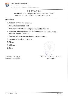 Pozvánka na zasedání č. 27 Zastupitelstva obce Pavlovice u Přerova, které se koná 13. 4. 2026 v 19:00 v zasedací místnosti OÚ Pavlovice. Program: 1. Zahájení a…