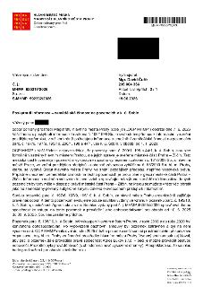 Úřední dopis Magistrátu hlavního města Prahy (odbor ochrany prostředí) ze dne 19.06.2026, č.j. MHMP 635217/2026, týkající se poskytnutí informací o zemědělské…