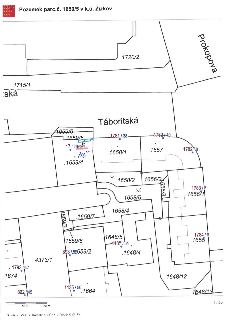 Katastrální mapa zobrazující pozemek parc.č. 1659/5 v k.ú. Žižkov. Mapa obsahuje čísla parcel (např. 1720/2, 1715/1, 1659/6, 1659/5, 1658/1, 1657, 1782/8, 1656…