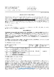 Soudní exekutor Mgr. Martin Bartoš, Exekutorský úřad Praha-západ, adresa: Krátký lán č.p. 138/8, 160 00 Praha. Č.j. 232 EX 331/26-58. DRAŽEBNÍ VYHLÁŠKA. Mgr. M…