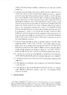 Naskenovaná stránka textového dokumentu (smlouvy). Obsahuje text smluvních podmínek (body 6.8 až 7. Licenční ujednání, včetně pod čarou uvedeného vysvětlení po…