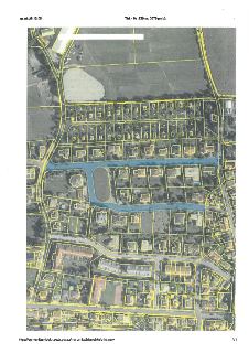 Výřez z katastrální mapy (dostupný přes nahlížení do katastru nemovitostí CUZK), datum tisku 04.06.25 13:06, zobrazení parcel v daném území včetně vodní plochy…