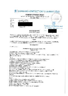 Rozhodnutí o povolení stavby vydané Dopravním a energetickým stavebním úřadem, Odbor staveb drah, Praha. Spisová značka: SZ DESU/000677/24, Č.j.: DESU/120/0101…