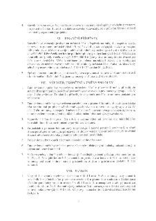 Strana 3 smlouvy obsahující články VI. až VIII.:
VI. FINANČNÍ PŘÍSPĚVEK: Stavebník se zavazuje poskytnout městské části příspěvek 1 500 Kč/m² celkové hrubé pod…