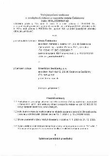 Veřejnoprávní smlouva o poskytnutí dotace z rozpočtu města Čelákovic, číslo: SML/2026/047-ID. Poskytovatel: Město Čelákovice, náměstí 5. května 1/11, 250 88 Če…