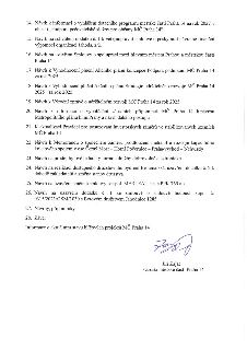 Program jednání zastupitelstva MČ Praha 14, body 14-28: 14. Návrh k informaci o vyhlášení dotačního programu MČ Praha 14 na rok 2027 „Podpora pečovatelské služ…