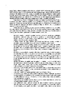 Úřední dokument popisující zanedbaný stav kulturní památky, nádražní budovy Praha-Vyšehrad (č. p. 86, k. ú. Vyšehrad). Dokument uvádí pokutu 800 000 Kč uloženo…