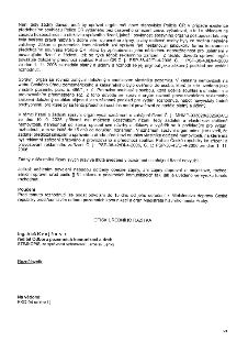 Textová část správního rozhodnutí týkající se povolení reklamního zařízení. Správní orgán uznal dřívější souhlas Policie ČR (č. j. PSP-38-42/DI-4-2006 a PSP-38…