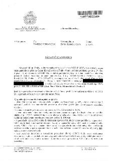 Závazné stanovisko Magistrátu hl. m. Prahy, odboru památkové péče, č.j. S-MHMP 908049/2010 ze dne 2. 3. 2011. Dokument se týká nemovitosti č.p. 1245, parc. č.…