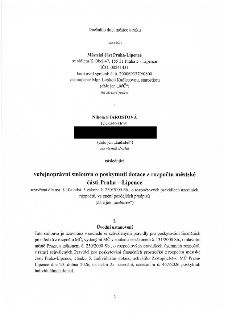 Veřejnoprávní smlouva o poskytnutí dotace z rozpočtu městské části Praha – Lipence. Smluvní strany: Městská část Praha-Lipence (zastoupená starostkou Mgr. Lenk…