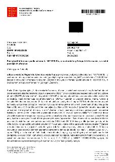 Hlavní město Praha, Magistrát hlavního města Prahy, Odbor investiční, Oddělení právní. Váš dopis zn./ze dne: 7.9.2026, Č. j.: MHMP 948432/2026, Sp. zn.: S-MHMP…