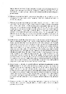 Textová část smlouvy obsahující body 10 až 14:
10. Povinnost příjemce poskytnout informace a data o projektu.
11. Povinnost příjemce informovat o změnách údajů…