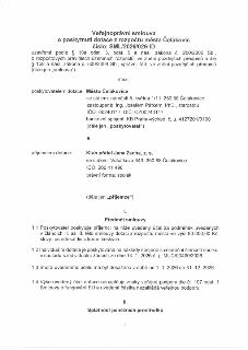 Veřejnoprávní smlouva o poskytnutí dotace z rozpočtu města Čelákovice, číslo: SML/2026/026-ID. Uzavřená mezi poskytovatelem: Město Čelákovice, náměstí 5. květn…