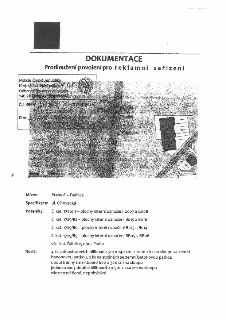 DOKUMENTACE: Prodloužení povolení pro reklamní zařízení. Vystavitel: Policie České republiky, Krajské ředitelství policie hl. m. Prahy, Odbor služby dopravní p…