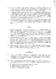 Strana 4 smlouvy obsahující články 4.2 až 6.2. Článek 4.2: Povinnost příjemce umožnit účast zástupců MČ Praha 1 na akcích. Článek 4.3: Povinnost uvádět logo MČ…