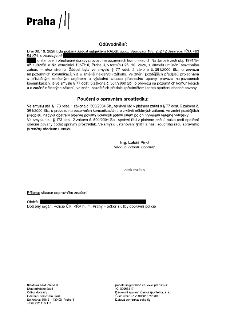 Odůvodnění: Dne 09. 10. 2026 byla podána žádost subjektem RADSI, s.r.o., Spojovací 188, 252 42 Jesenice, IČO: 463 54 271, v zastoupení [zatemněno] o stanovení…