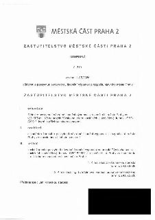 Usnesení Zastupitelstva městské části Praha 2 č. 210 ze dne 11.05.2026. Předmět: Žádost o poskytnutí návratné finanční výpomoci z rozpočtu hl. města Prahy ve v…