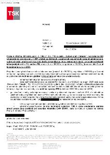 Technické vyjádření TSK (Technická správa komunikací hl. m. Prahy, a.s.) k projektu 'Bytový dům Ohradní', Praha 4, Michle, parc. č. 700/67, /81, /110 a další.…