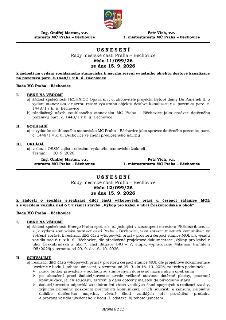USNESENÍ Rady městské části Praha – Běchovice, číslo 11/099/26 ze dne 15. 9. 2026 k žádosti na vydání souhlasného stanoviska k návrhu řešení výústního objektu…