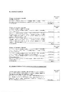 Dokument obsahuje rozpočtová opatření pro odbory městské části. 05 – ODBOR INVESTIČNÍ: 1) Přesun mezi závaznými ukazateli (na Odbor dopravy): Z § 3745 – Péče o…
