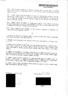 Právní dokument (dodatek ke smlouvě) obsahující následující ustanovení: X.6. Smluvní strany sjednávají rozvazovací podmínku, pokud nájemce neuhradí jistotu do…