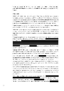 Úřední dokument (strana 2/8) obsahující odůvodnění pokuty za nepovolenou výměnu oken na nemovitosti č. p. 1122, k. ú. Nové Město, Zlatnická 11, Praha 1. Klíčov…