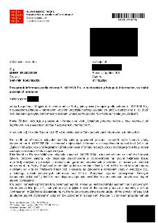 HLAVNÍ MĚSTO PRAHA, MAGISTRÁT HLAVNÍHO MĚSTA PRAHY, Odbor bezpečnosti, Oddělení sekretariátu. MHMPXPS2673E. Váš dopis zn./ze dne: . Vyřizuje/tel.: . Č. j.: MHM…