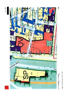 Katastrální mapa části území, pravděpodobně v Praze (dle loga v levém horním rohu). Mapa obsahuje parcelní čísla (např. 909/1, 426/26, 327/1, 810/8, 804, 800,…