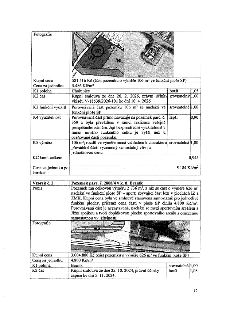 Tabulka s porovnávacími údaji o pozemcích. První část (bez názvu vzorku): Kupní cena 581.516 Kč za 106 m2 (5.486 Kč/m2). K1 poloha: Cholupice (horší, 1,05). K2…