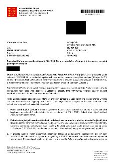 HLAVNÍ MĚSTO PRAHA, MAGISTRÁT HLAVNÍHO MĚSTA PRAHY, Odbor sociálních věcí a zdravotnictví, Oddělení zdravotních služeb. Váš dopis zn./ze dne: -, Č. j.: MHMP 90…