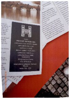 Tiráž nebo informační box publikace 'PRAGUE PANORAMA': evidenční číslo MK ČR E 24686, periodicita 4x ročně, vydání č. 1/2025, datum vydání 14.03.2025, vydavate…