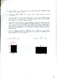 Závěrečná ustanovení smlouvy: 2. Změny a doplňky pouze písemným dodatkem. 3. Smlouva nabývá platnosti dnem podpisu a účinnosti 10.6.2016. 4. Vyhotoveno v 6 ste…
