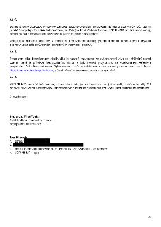 Úřední dokument (strana 3/3) obsahující odpovědi na body 4, 5 a 6 týkající se Metropolitního plánu a lokality 414. Ad 4: UZR MHMP a IPR nedisponují konkrétními…