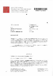 HLAVNÍ MĚSTO PRAHA, MAGISTRÁT HLAVNÍHO MĚSTA PRAHY, Odbor pozemních komunikací a drah, Oddělení silničního správního úřadu. MHMPXPL7K4W4. Váš dopis zn./ze dne:…