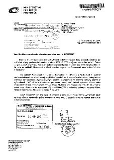 Úřední dopis Ministerstva pro místní rozvoj ČR, odboru politiky bydlení, ze dne 16. 11. 2016, č.j. MMR-46356/2016-84/1. Předmět: Souhlas se zkrácením vázací do…