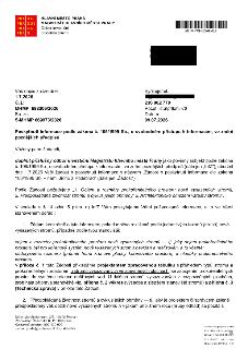 Úřední dokument Magistrátu hlavního města Prahy, odbor investiční, ze dne 09.07.2026, č. j. MHMP 698306/2026. Předmět: Poskytnutí informace podle zákona č. 106…