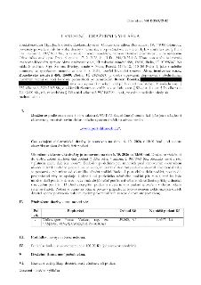 Usnesení - dražební vyhláška, č.j. 164 D 3329/26-12. Soudní exekutor Mgr. Jan Svoboda, Exekutorský úřad Olomouc, nařizuje dražbu movité věci v rámci likvidace…